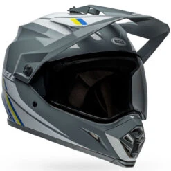 Bell Casque Intégral De Moto Mx-9 Adventure Alpine 23 Bell Casque Intégral De Moto Mx-9 Adventure Alpine -ADM Sport Boutique bell mx 9 adventure mips dirt motorcycle helmet alpine gloss gray blue front right