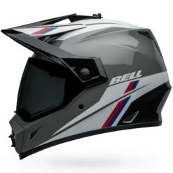 Bell Casque Intégral De Moto Mx-9 Adventure Alpine 28 Bell Casque Intégral De Moto Mx-9 Adventure Alpine -ADM Sport Boutique bell mx 9 adventure mips dirt motorcycle helmet alpine gloss nardo black left