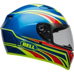 Bell Casque Intégral De Moto Qualifier -ADM Sport Boutique bell qualifier street motorcycle helmet conduit gloss blue retina right