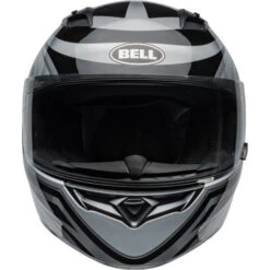 Bell Casque Intégral De Moto Qualifier -ADM Sport Boutique bell qualifier street motorcycle helmet conduit gloss silver black front