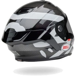 Bell Casque Intégral De Moto Race Star DLX Flex -ADM Sport Boutique bell race star dlx flex street motorcycle helmet hello cousteau equidae matte gloss black gray back right