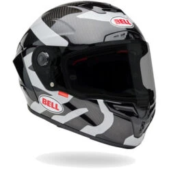 Bell Casque Intégral De Moto Race Star DLX Flex -ADM Sport Boutique bell race star dlx flex street motorcycle helmet hello cousteau equidae matte gloss black gray front right
