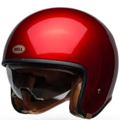 Bell Casque Ouvert De Moto TX501 -ADM Sport Boutique bell tx501 culture motorcycle helmet gloss candy red front left