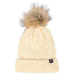 Klim Tuque Chevron Pom Femme 5 Klim Tuque Chevron Pom Femme -ADM Sport Boutique blanc1