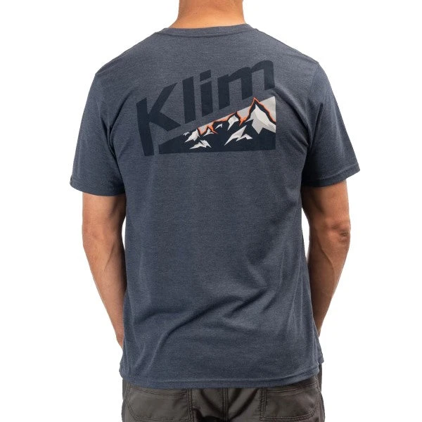 Klim T-Shirt Mountain Peak Tri-blend 2 Klim T-Shirt Mountain Peak Tri-blend – Image 2