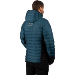 Manteau Matelassé Podium Hybride -ADM Sport Boutique bleuetjaunededos
