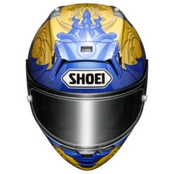 Shoei Casque Intégral De Moto X-Fifteen Marquez Thai -ADM Sport Boutique bleuetjaunedeface a8919b6a 7905 4973 8b7a 11f5580c7762