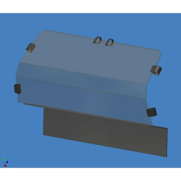 Pare-Brise Arrière Can-Am Commander 2014-20 2 Pare-Brise Arrière Can-Am Commander 2014-20 – Image 2