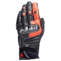 Dainese Gants De Moto Carbon 4 Court -ADM Sport Boutique carbon 4 short leathe1r gloves black fluo red