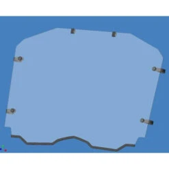 Pare-Brise Complet CFMoto ZForce 500 800 1000 2015+ -ADM Sport Boutique cfmoto zforce 500 800 1000 2015 windshield full velcro clear general none 36738865529078