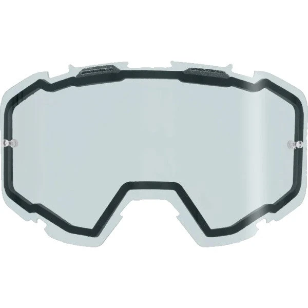 Lentille Double Claire Maverick Avec Support Tear-Off 1 Lentille Double Claire Maverick Avec Support Tear-Off