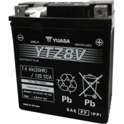 Batterie YUASA Haute Performance Pour Moto 20 Batterie YUASA Haute Performance Pour Moto -ADM Sport Boutique factory activated maintenance free battery ytz8v YUAM728ZV