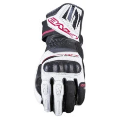 Five Gants RFX Sport Pour Femmes -ADM Sport Boutique five moto woman racing rfx sport woman white pink palm00 1 1