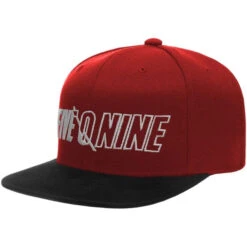 Casquette Flat Brim CVT Snapback -ADM Sport Boutique flat brim cvt snapback hat RacingRed.01