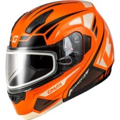 Casque Modulaire De Motoneige Sector MD04 Double Lentille 11 Casque Modulaire De Motoneige Sector MD04 Double Lentille -ADM Sport Boutique gmax md04s sector modular helmet with dual lens shield orange m2043284