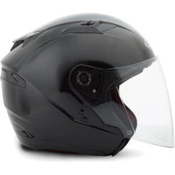 Casque Ouvert De Motoneige OF-77 Lentille Double -ADM Sport Boutique gmax of77 open face helmet with dual lens shield black 2