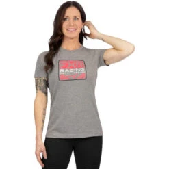 T-Shirt Emblem Premium Femme -ADM Sport Boutique gris 94b58d05 e314 4da1 8c44 fd7ab8e854ae