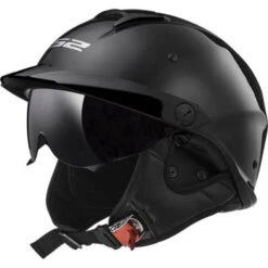 LS2 Casque Ouvert De Moto Rebellion Solid