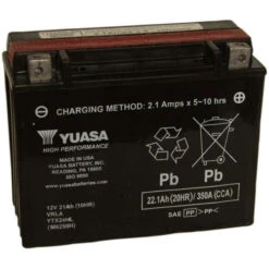 Batterie YUASA Haute Performance Pour Moto 19 Batterie YUASA Haute Performance Pour Moto -ADM Sport Boutique high performance maintenance free battery ytx24hl YUAM7250H