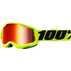 100% Lunettes De Motocross Strata 2 Lentille Miroir Junior -ADM Sport Boutique jaune a6db3f39 ba65 44de ab94 e73f80f6753d