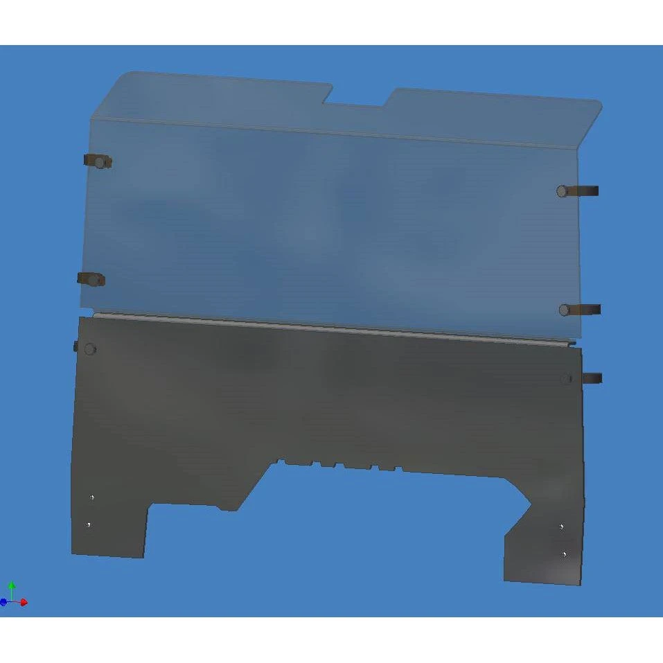 Pare-Brise Arrière John-Deere XUV 560 590 2012-20 2 Pare-Brise Arrière John-Deere XUV 560 590 2012-20 – Image 2
