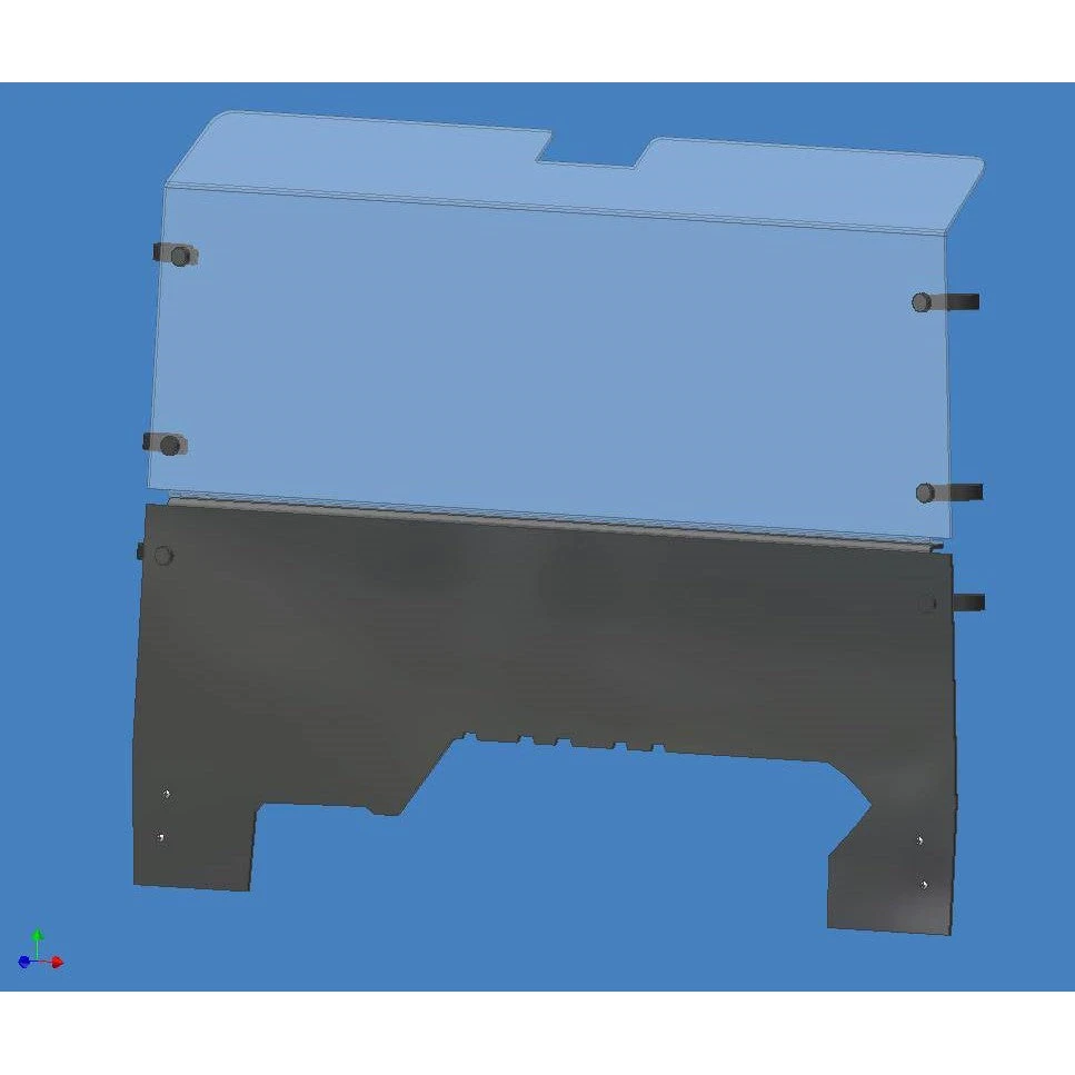 Pare-Brise Arrière John-Deere XUV 560 590 2012-20 1 Pare-Brise Arrière John-Deere XUV 560 590 2012-20