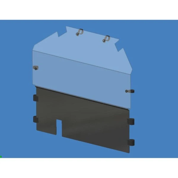 Pare-Brise Arrière John-Deere XUV 620 850 2003-12 1 Pare-Brise Arrière John-Deere XUV 620 850 2003-12