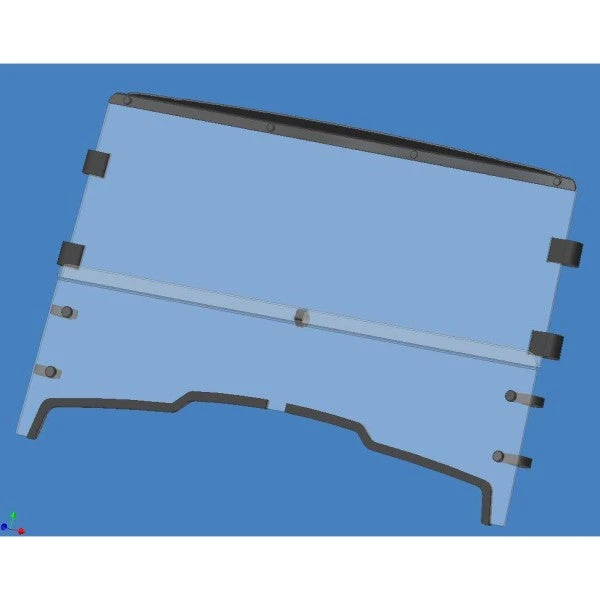 Ensemble De Pare-Brise John Deere XUV S4 550 590 2012-20 1 Ensemble De Pare-Brise John Deere XUV S4 550 590 2012-20