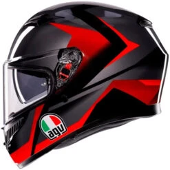 AGV Casque Intégral De Moto K3 Striga 5 AGV Casque Intégral De Moto K3 Striga -ADM Sport Boutique k3 e2206 striga black grey red 2