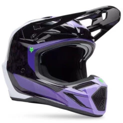 Fox Casque De Motocross V3 RS Grid Carbone MIPS -ADM Sport Boutique noiretmauvede3 4