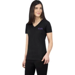 T-Shirt Helium Premium Col En V Femme