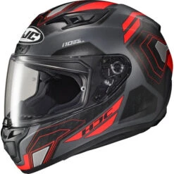 HJC Casque Modulaire De Moto I10 Sonar -ADM Sport Boutique noirrouge 1