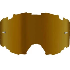 Lentille De Motocross Simple Avec Tige Pilot -ADM Sport Boutique pilot mx single lens with post bronze hidef with gold finish 223368 1562 00