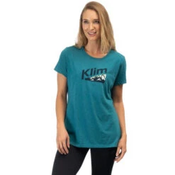 Klim T-Shirt Mountain Peak Tri-blend Femme