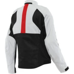 Dainese Manteau De Moto Risoluta Air Tex Femme - Liquidation -ADM Sport Boutique womens risoluta air textile jacket glacier grey lava red 2735249 34f 38 1