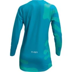Thor Chandail De Motocross Sector Disguise Femme 7 Thor Chandail De Motocross Sector Disguise Femme -ADM Sport Boutique womens sector disguise jersey teal aqua 2911 0262 1