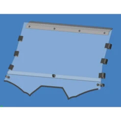 Ensemble De Pare-Brise Yamaha YXZ 1000 2019+ -ADM Sport Boutique yamaha yxz 1000 2019 windshield combo lower upper uw yybc clamps general clear abrasion resistant clear 28052272840893