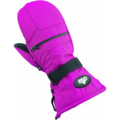 Mitaines De Motoneige Nylon Junior 12 Mitaines De Motoneige Nylon Junior -ADM Sport Boutique youth nylon leather mittens fuchsia 222108 h8 xs